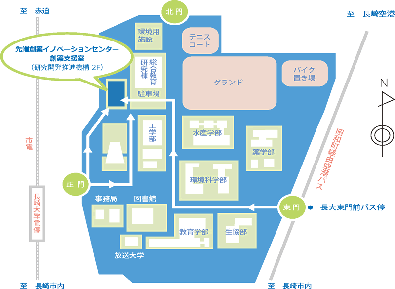 先端創薬イノベーションセンター 創薬支援室（研究開発推進機構 2F）